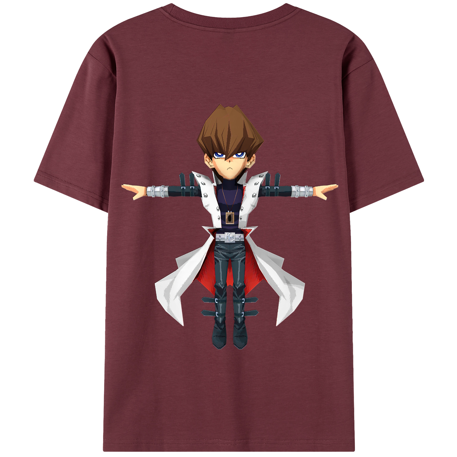 （画像用） 遊☆戯☆王 Yu-Gi-Oh! 綿100％半袖Tシャツ（背面プリント）